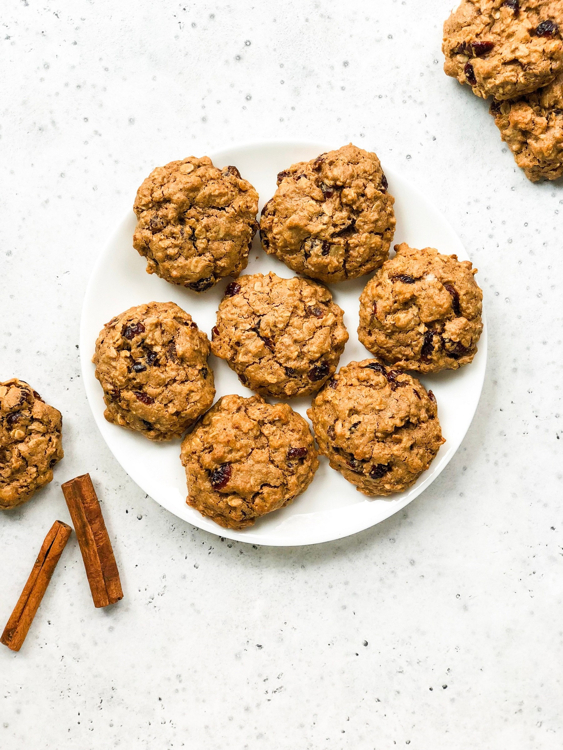 Soft Gluten Free Vegan Oatmeal Raisin Cookies Living Well With Nic