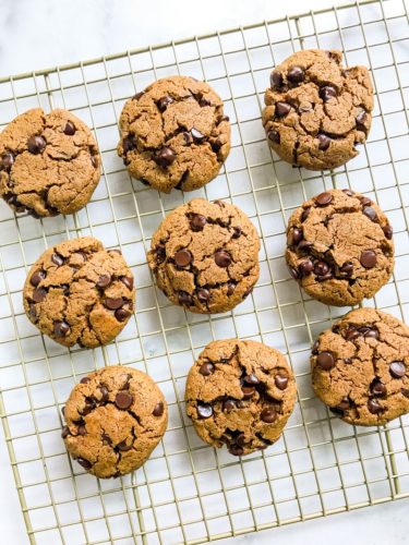 Healthy Pumpkin Chocolate Chip Cookies - Living Well With Nic