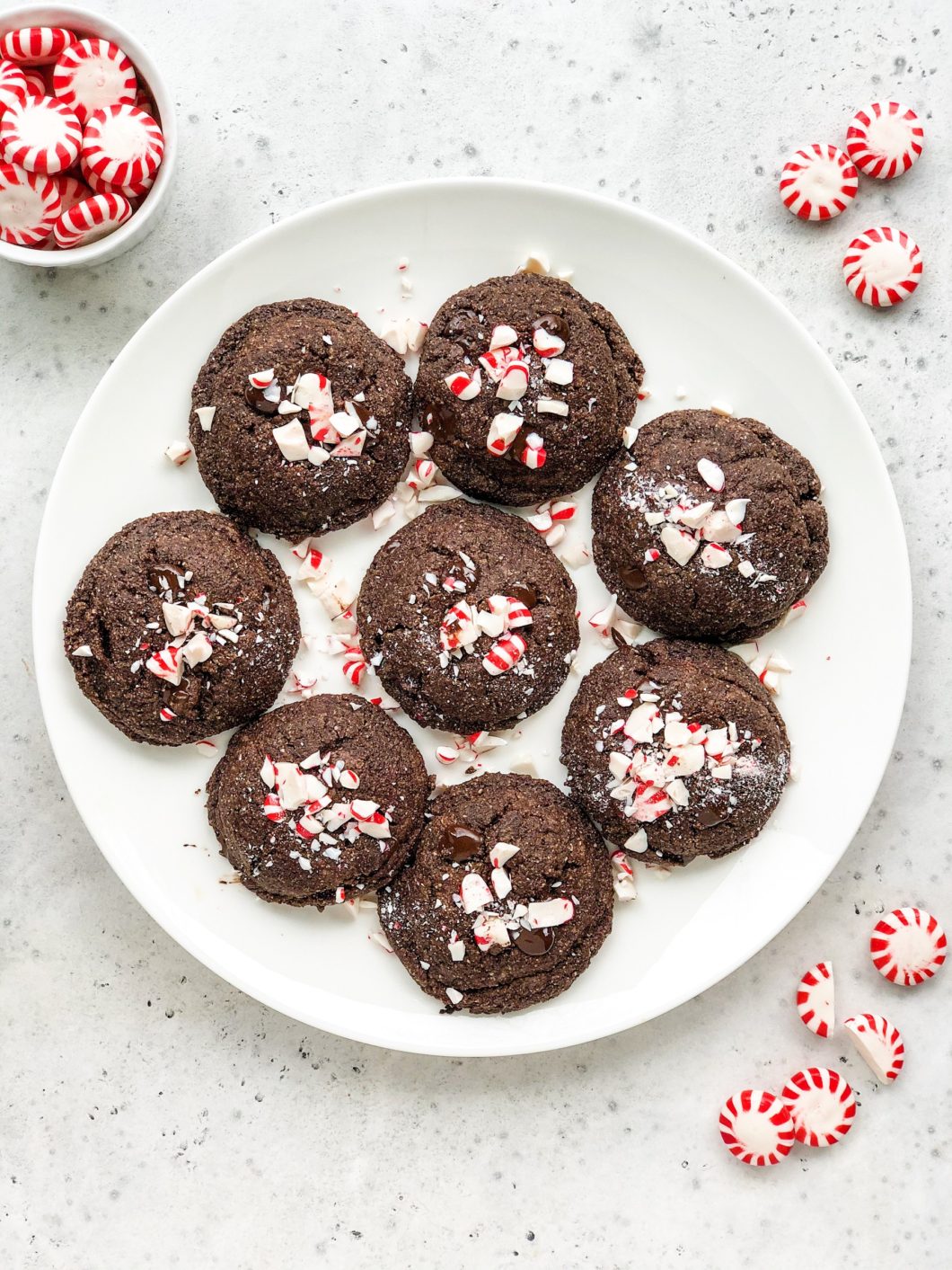 Vegan Double Chocolate Peppermint Cookies | Living Well With Nic