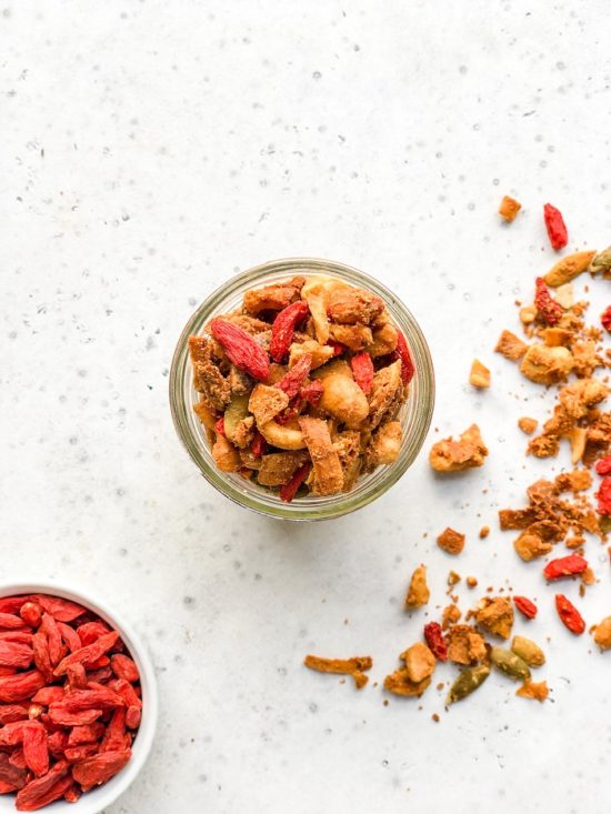 Grain-Free Almond Butter Protein Granola - Living Well With Nic