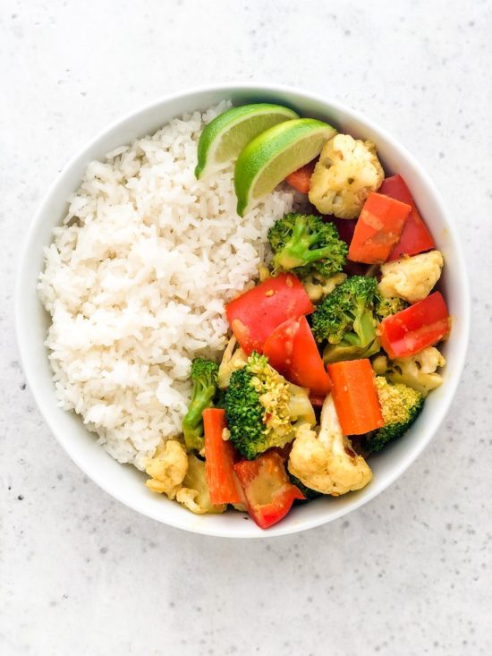 Vegan Thai Red Coconut Curry - Living Well With Nic